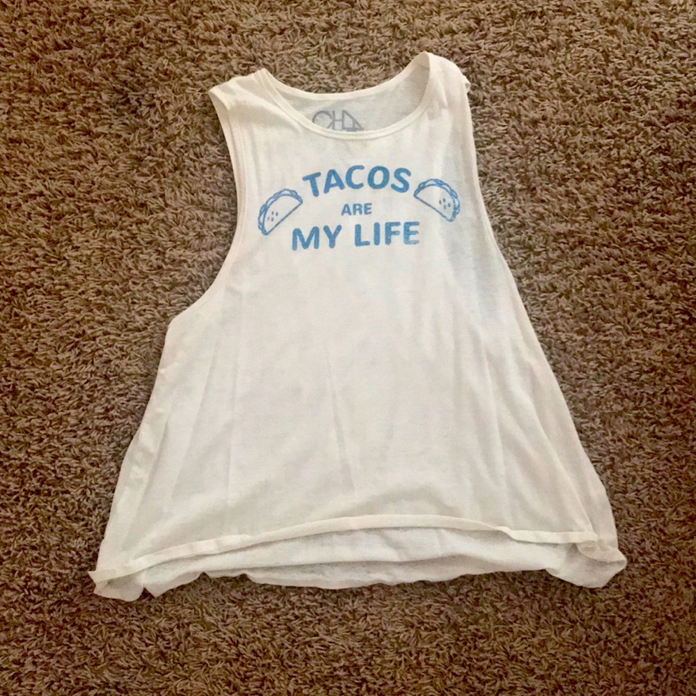 (tacos are life) tank top/ muscle t